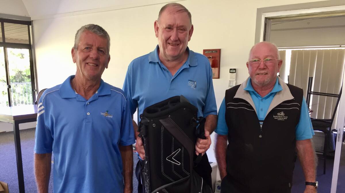 WINNERS: Graeme Chenney, Ken Hicking and Wally Brown. Absent: Brad Cole. Photo: SUPPLIED

