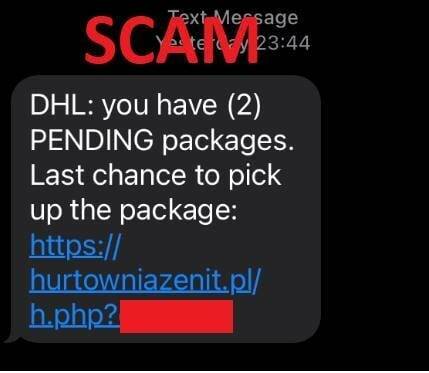 RISKY TEXT: Watch out for the latest scam texts. Photo: NSW Police Force Facebook page/Scamwatch. 