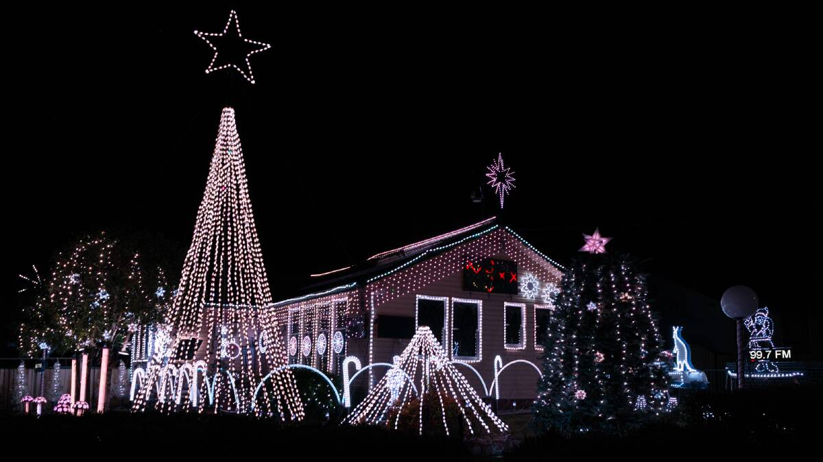 LITHGOW LIGHTS: The display at Finlay Avenue. Picture: SUPPLIED.