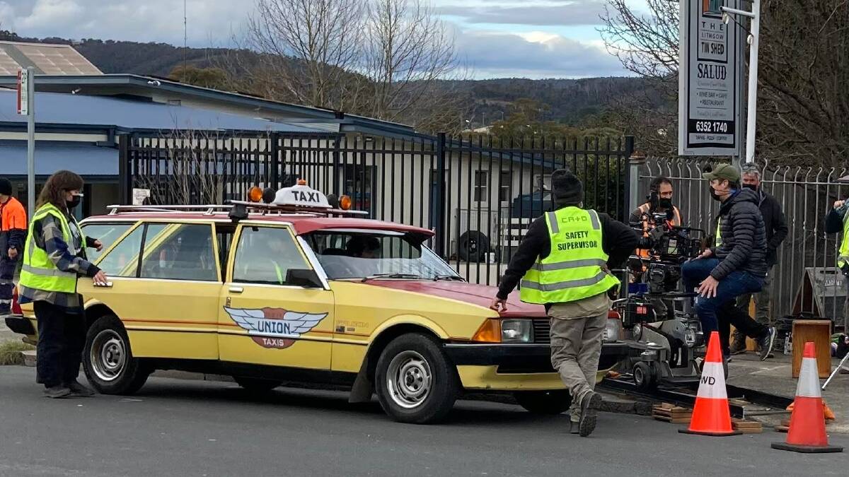 IN FOCUS: Our valley became a movie set this week for a new ABC-TV series and the Tin Shed Cafe in Bridge Street was just one location.