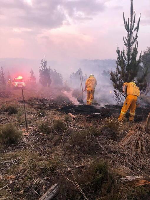 LONG HOURS: Rydal RFS along with other local brigades are in for a long, hot and dry Summer. Picture: SUPPLIED.