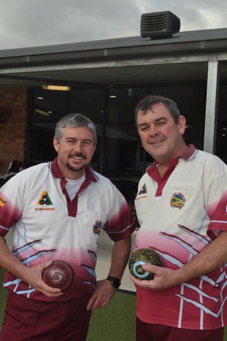 RUNNERS-UP: Scott Simmons and Garry Sutherland. Photo: Supplied