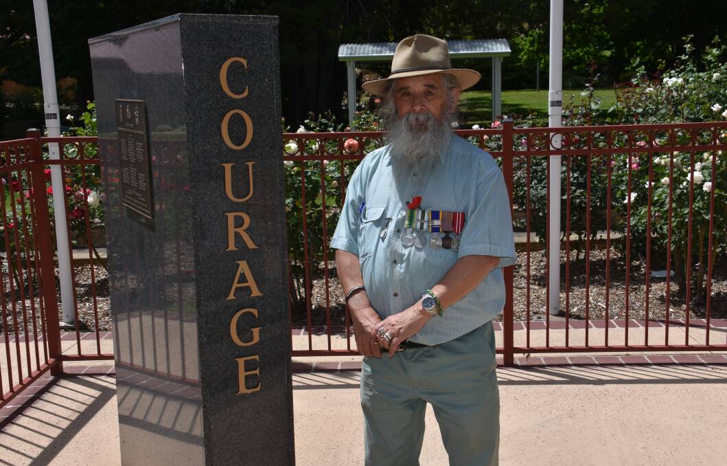 COURAGE: 74-year-old Anthony 'Tony' Ang served 38-and-a-half years in the army. Picture: ALANNA TOMAZIN.