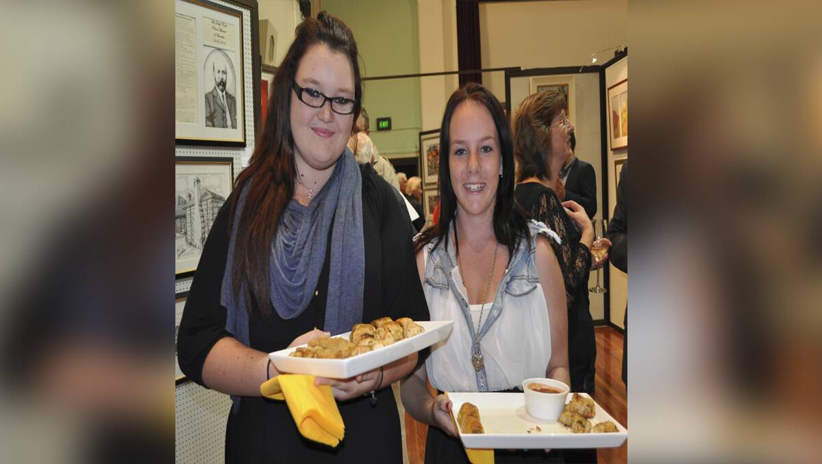 SERVICE WITH A SMILE: Mary Monaghan and Marli-Jai Hyde.	 lm030413art11
